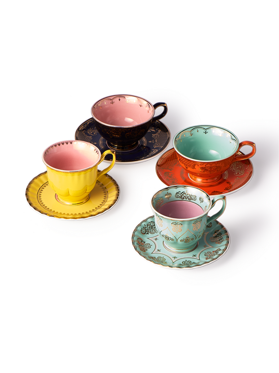
4-piece "Grandpa" Design Tea & Coffee Set