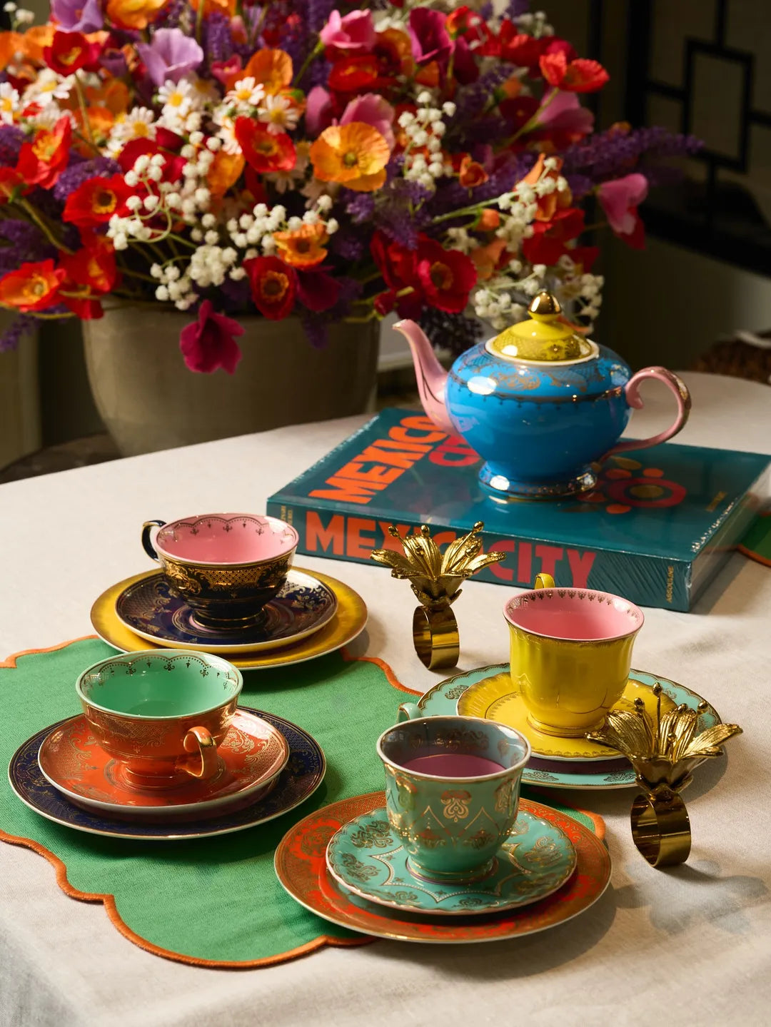 
4-piece "Grandpa" Design Tea & Coffee Set