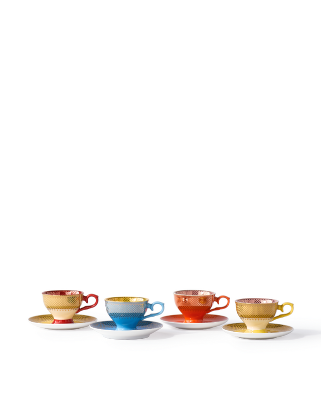
Set de 4 tasses à espresso design « Grandma »