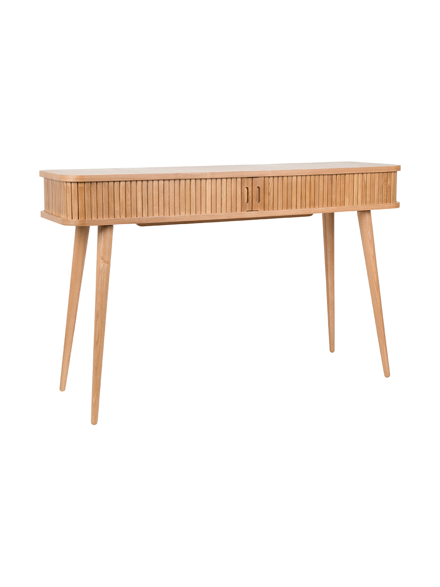 
"Barbier" designer console table - Natural