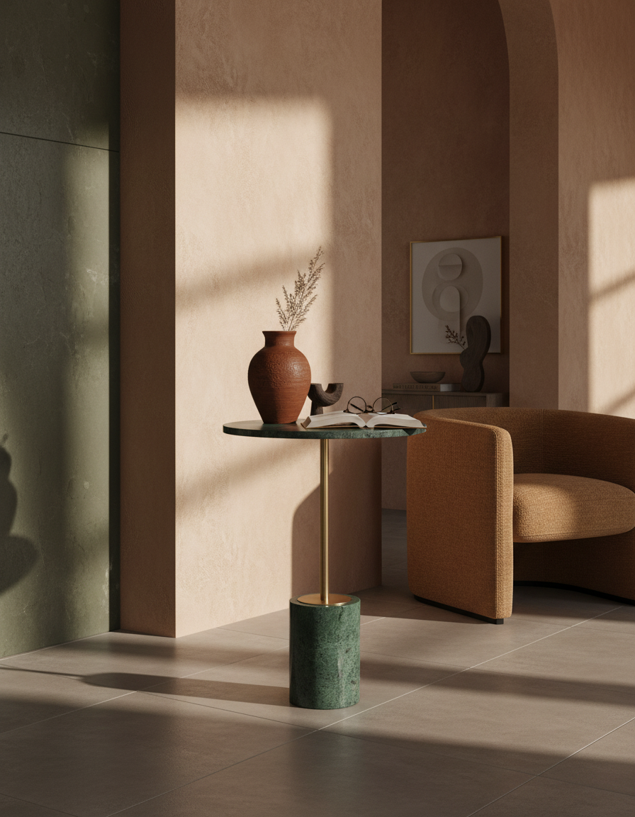 
"Gunnar" Marble Side Table