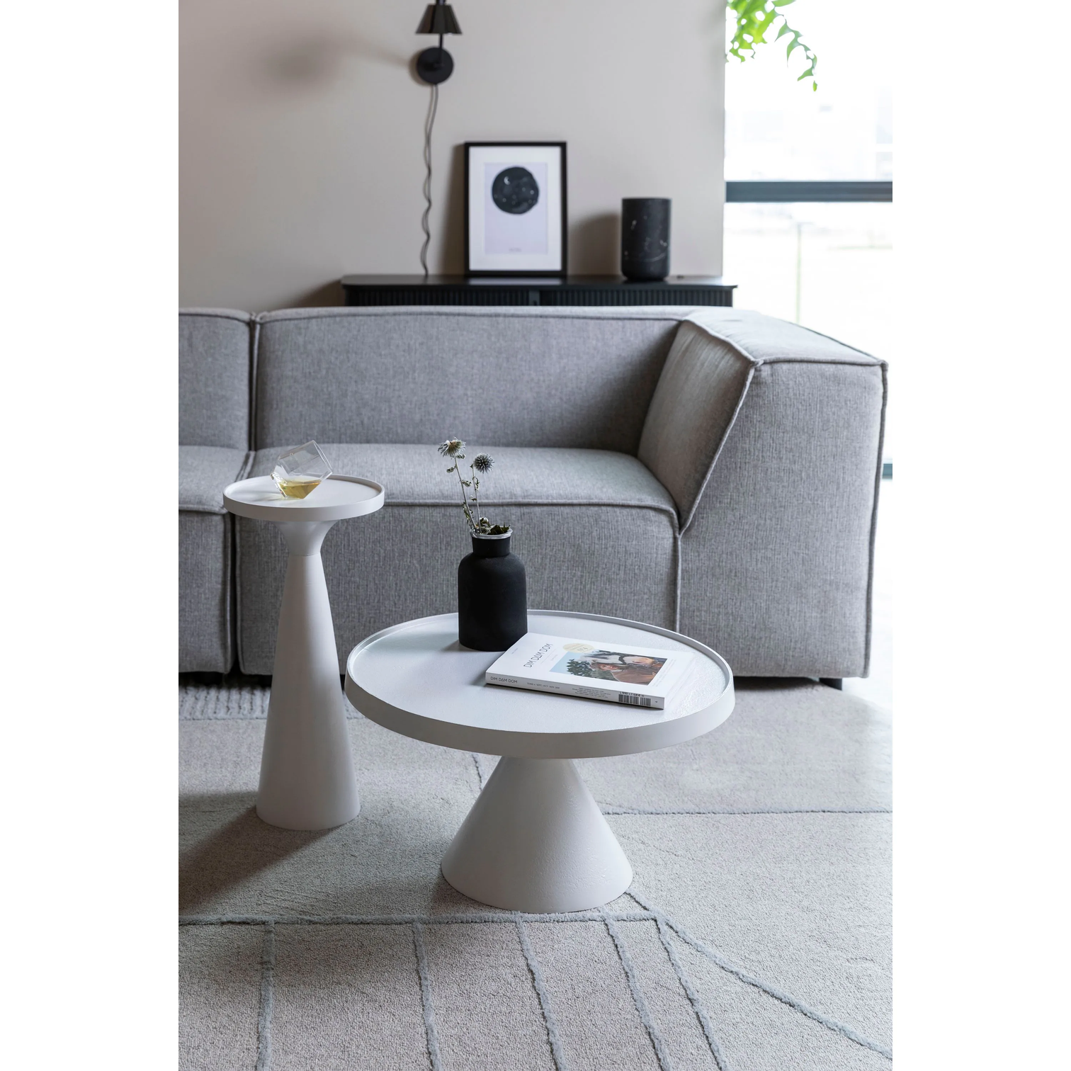 
Design Beistelltisch „Floss“ - Weiss