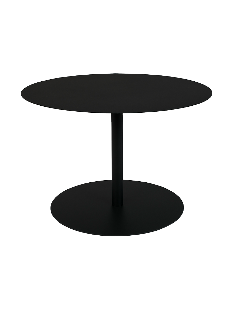 
Indoor/Outdoor Side Table "Snow", various sizes - Black / Ø 60 cm
