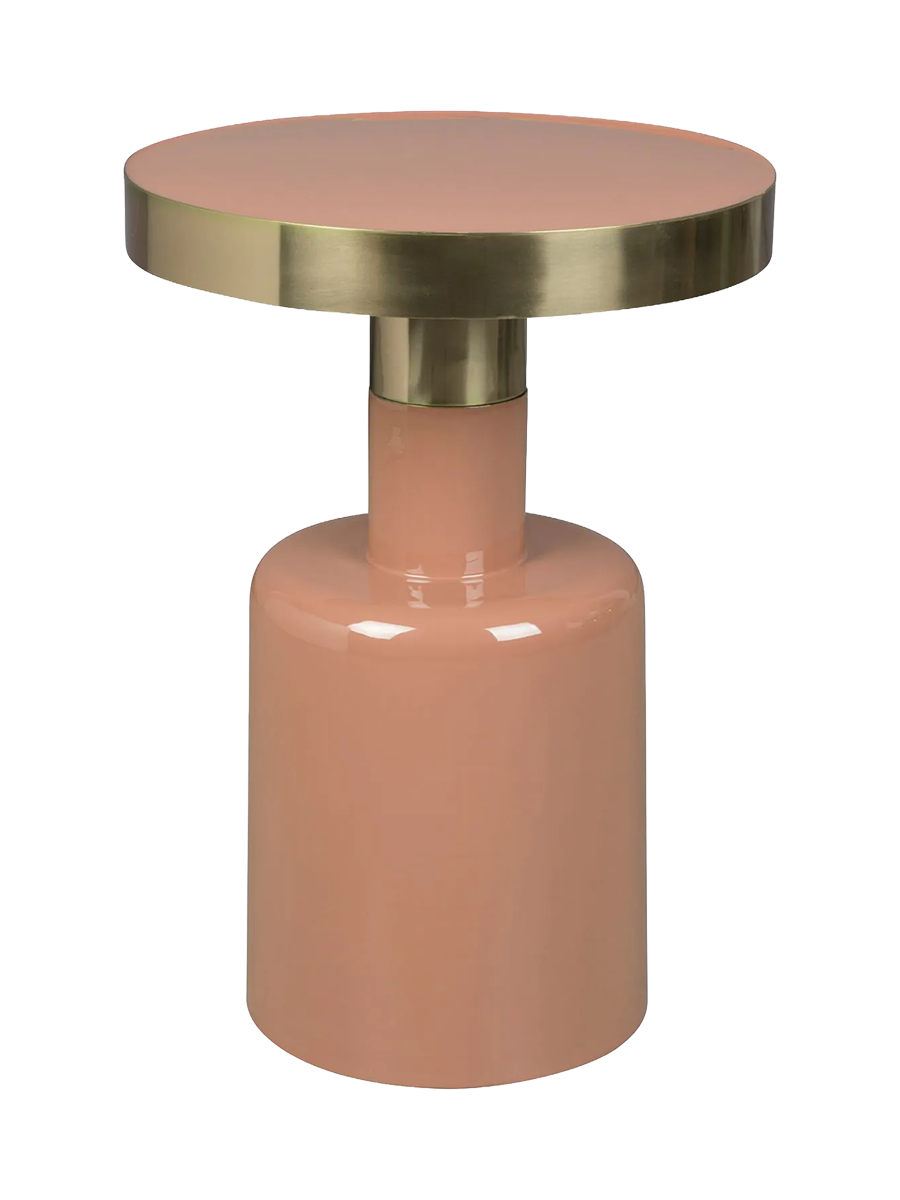 
Design Side Table "Glam" Ø 36 x 51 cm - Pink