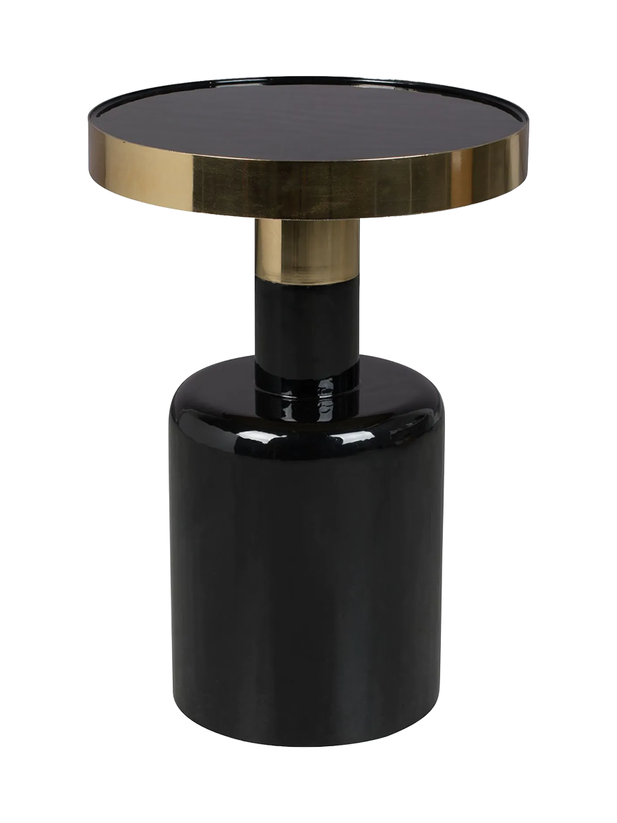 
Design Side Table "Glam" Ø 36 x 51 cm - Black