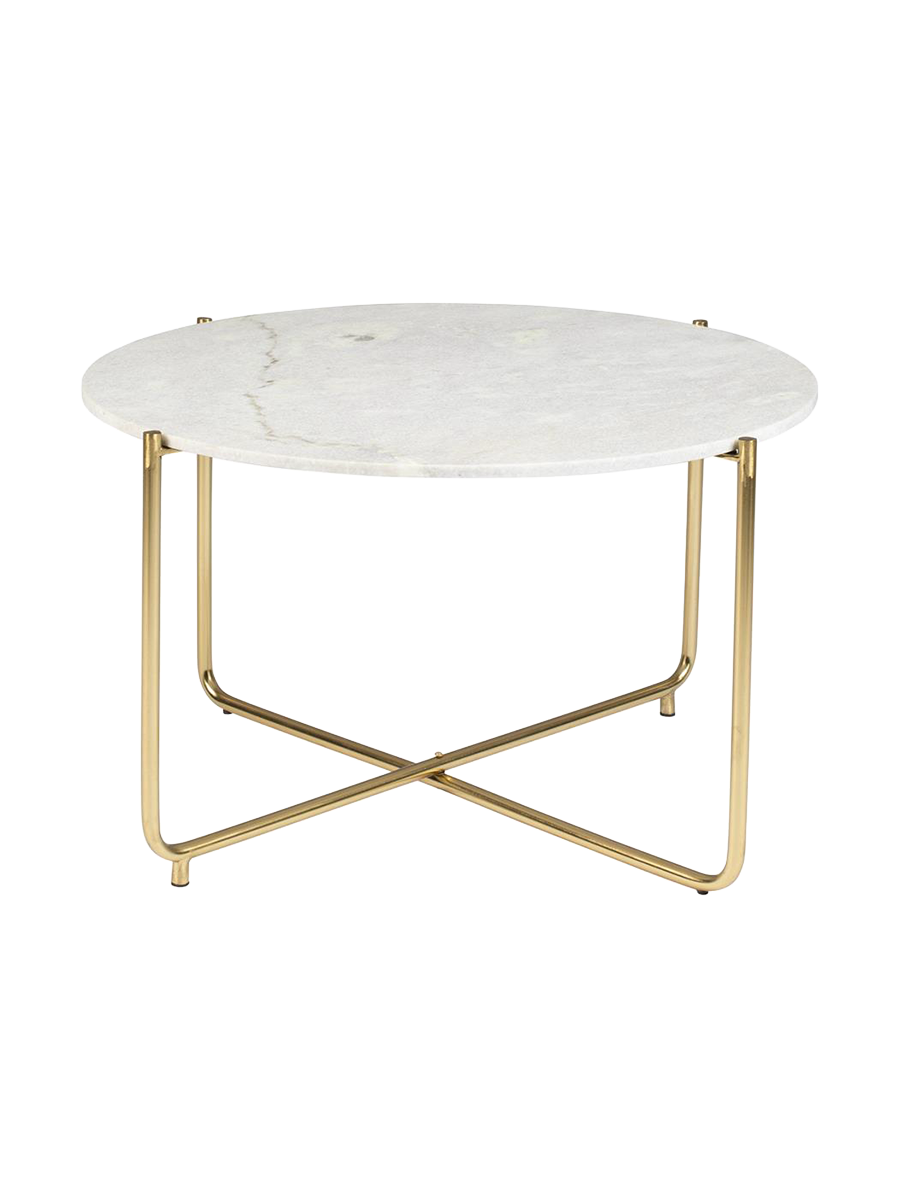 
Runder Marmor Couchtisch „Timpa“ - Weiss