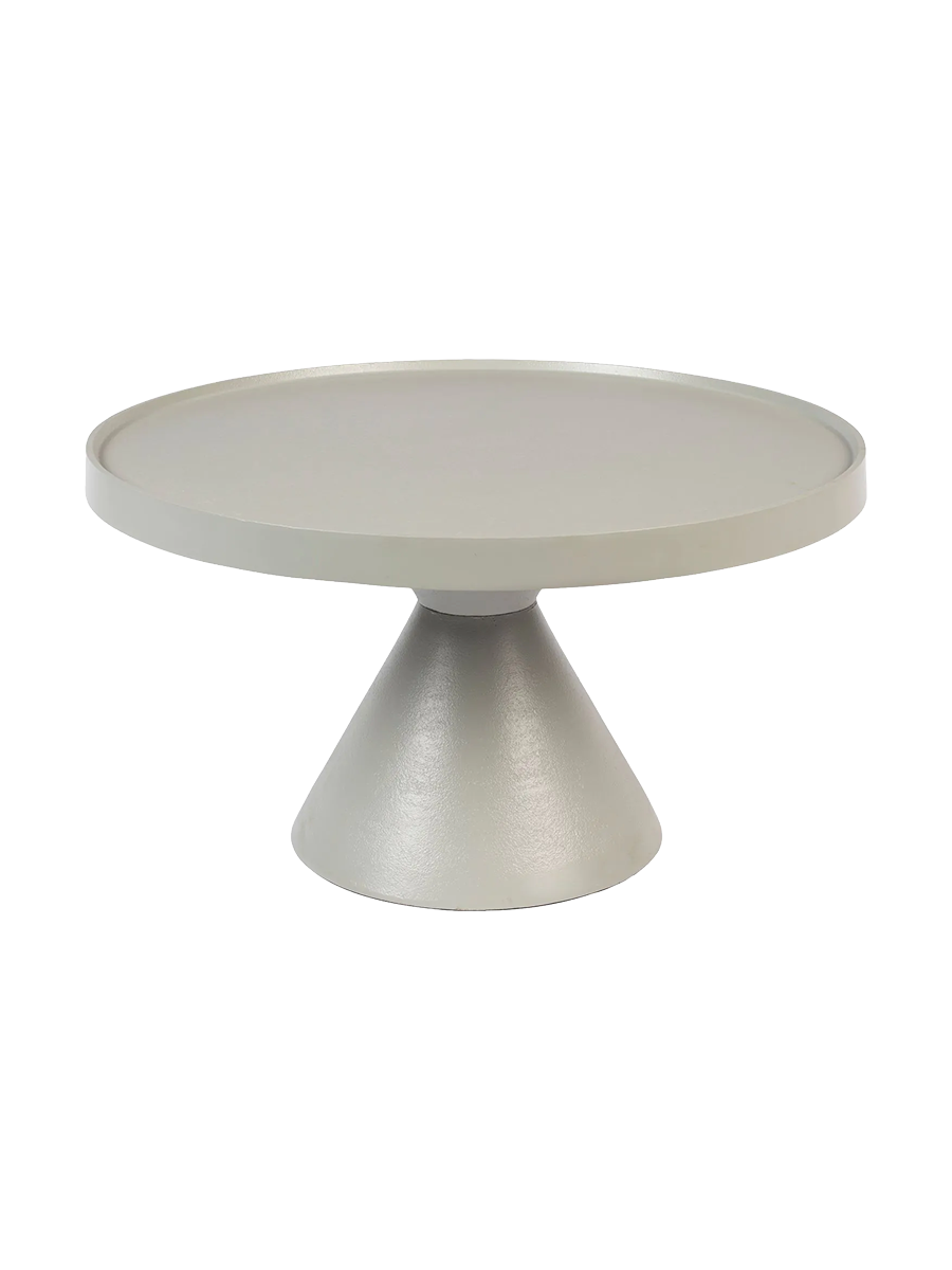 
Design Couch- und Beistelltisch „Floss“ Ø 60 cm - Grau