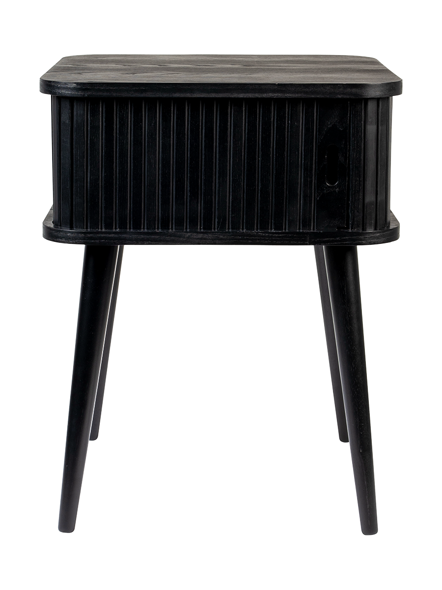 
"Barbier" designer side and bedside table - Black