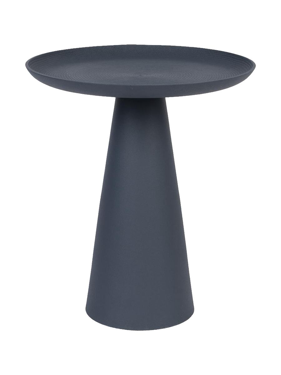 
Round Designer Side Table "Ringar", various sizes - Dark blue / Ø 39.5 x height 45.5 cm