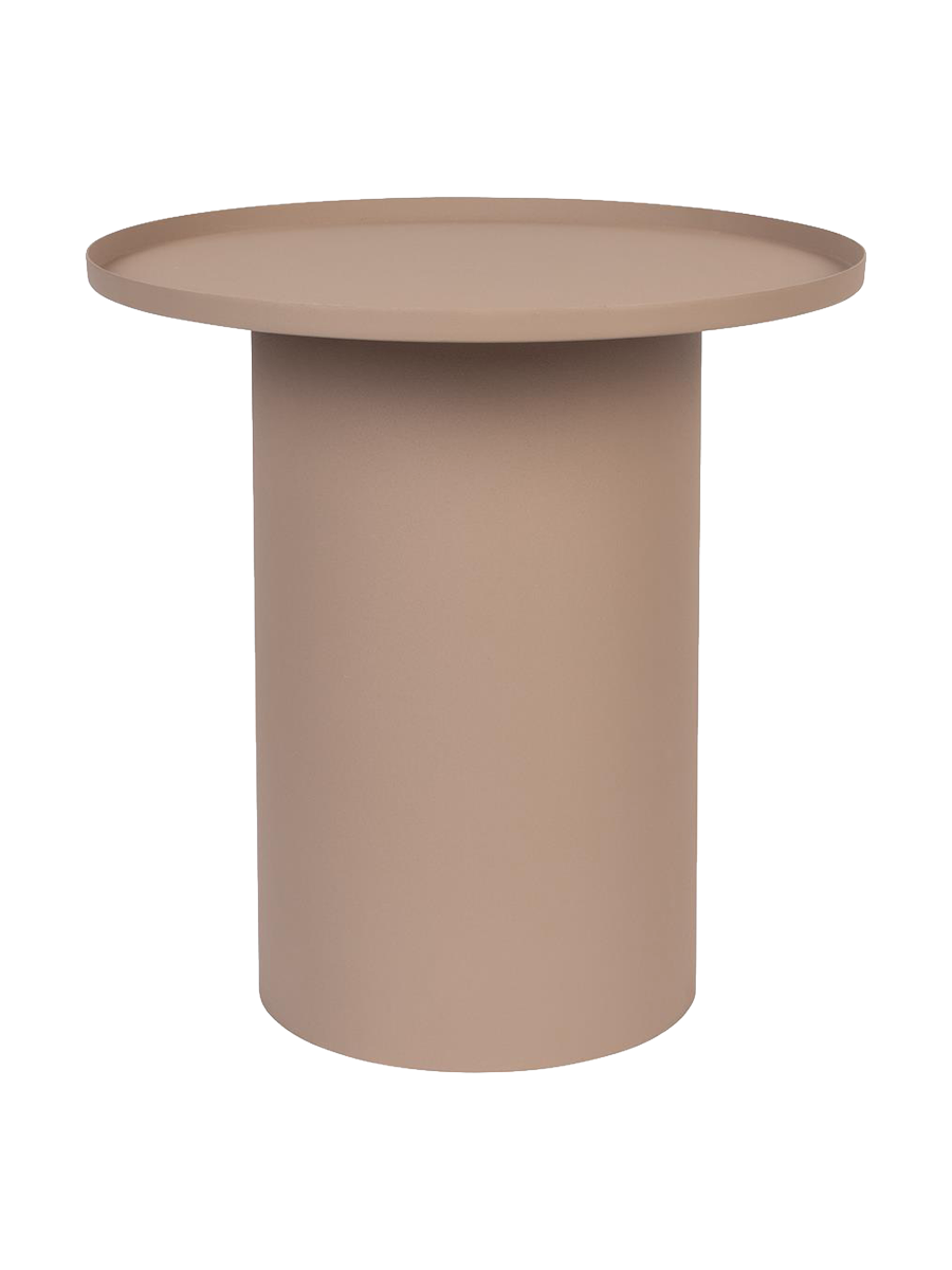 
Round Design Side Table "Sverre" - Pastel pink