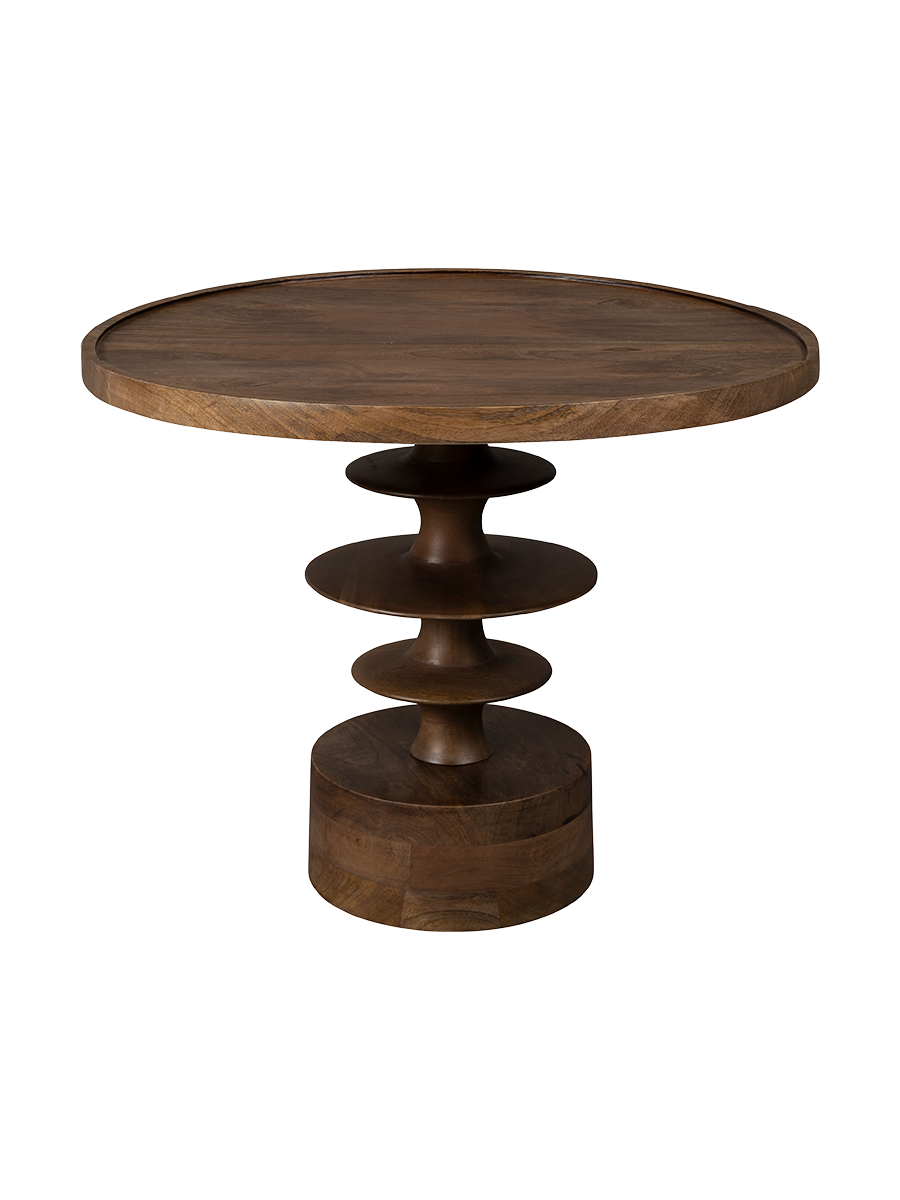 
Designer Side Table "Cath Walnut" - Ø 66 x 50 cm