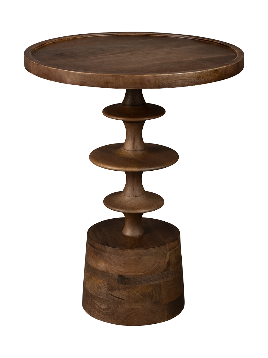 
Designer Side Table "Cath Walnut" - 46 x 58 cm