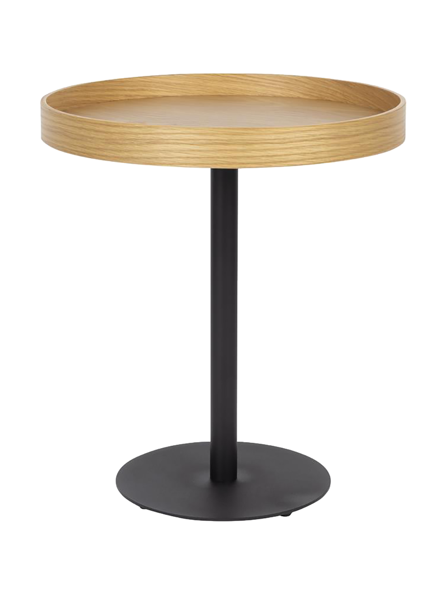 
Round Designer Side Table "Yuri", Various Sizes - Natural / Ø 40 x Height 45 cm