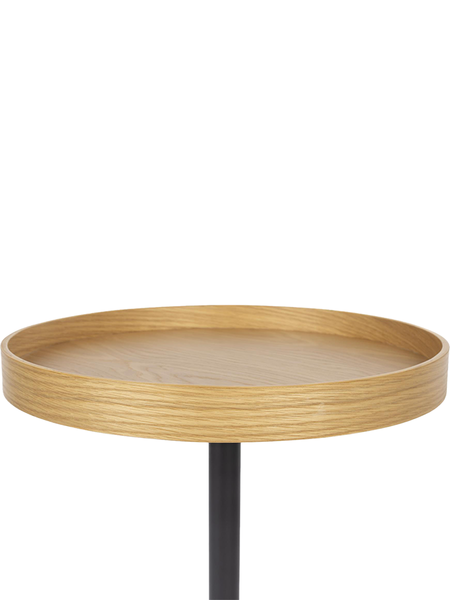 
Round Designer Side Table "Yuri", Various Sizes - Natural / Ø 40 x Height 45 cm