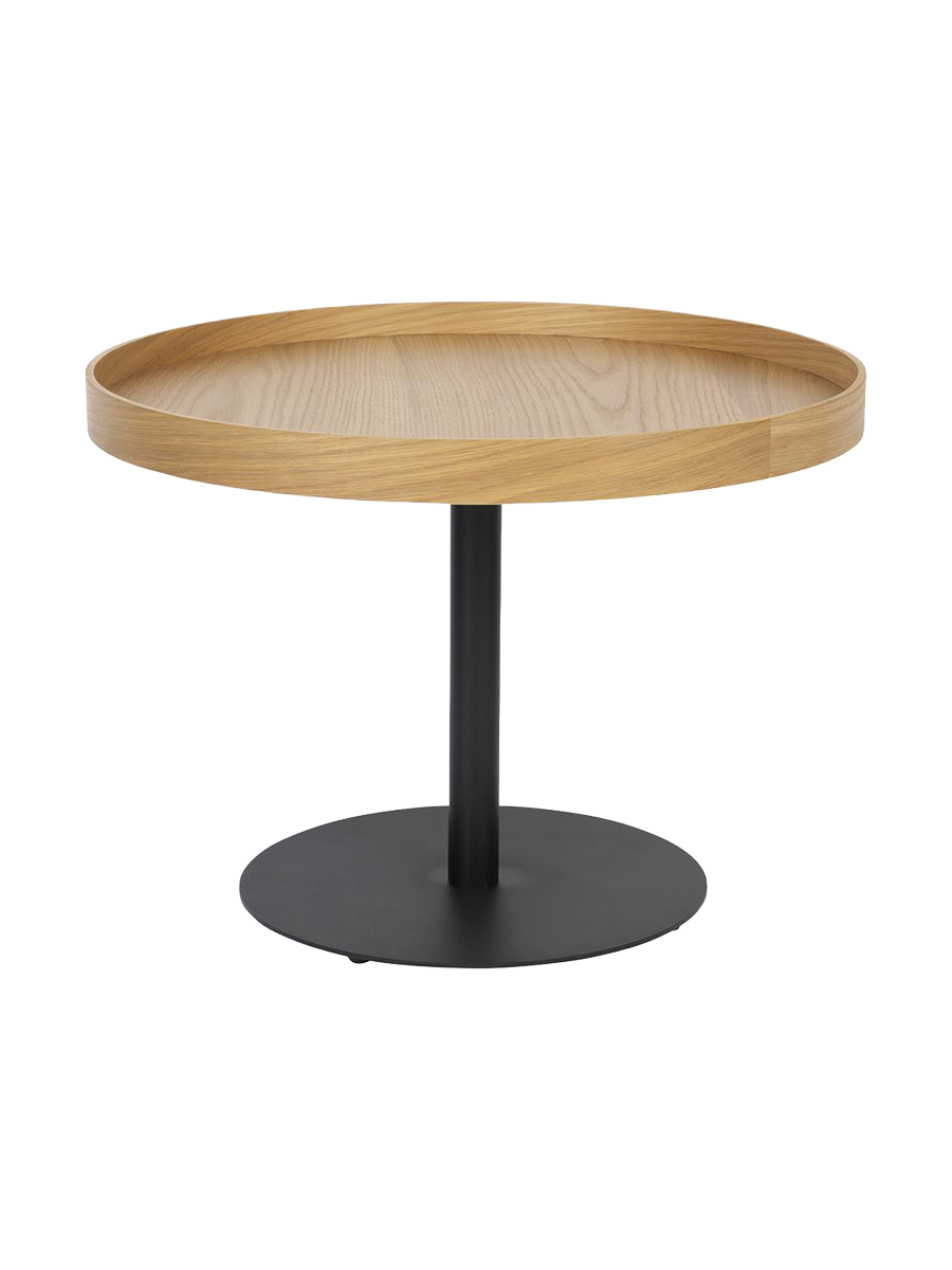 
Round Designer Side Table "Yuri", Various Sizes - Natural / Ø 56 x height 40 cm