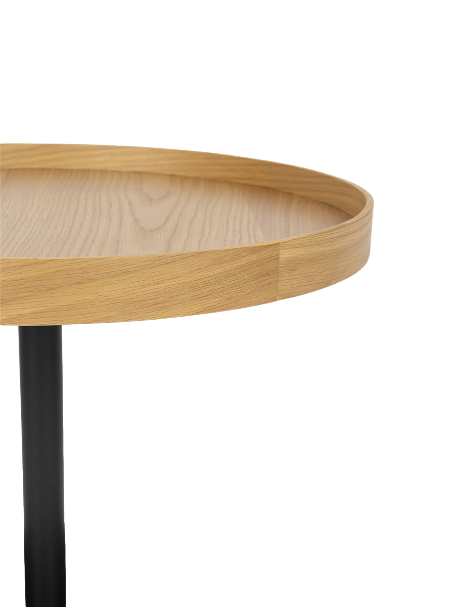 
Round Designer Side Table "Yuri", Various Sizes - Natural / Ø 56 x height 40 cm