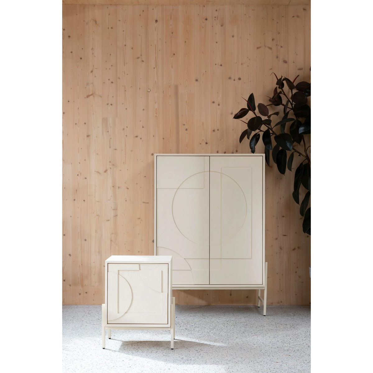 
Designer Side Table & Nightstand "Faces"