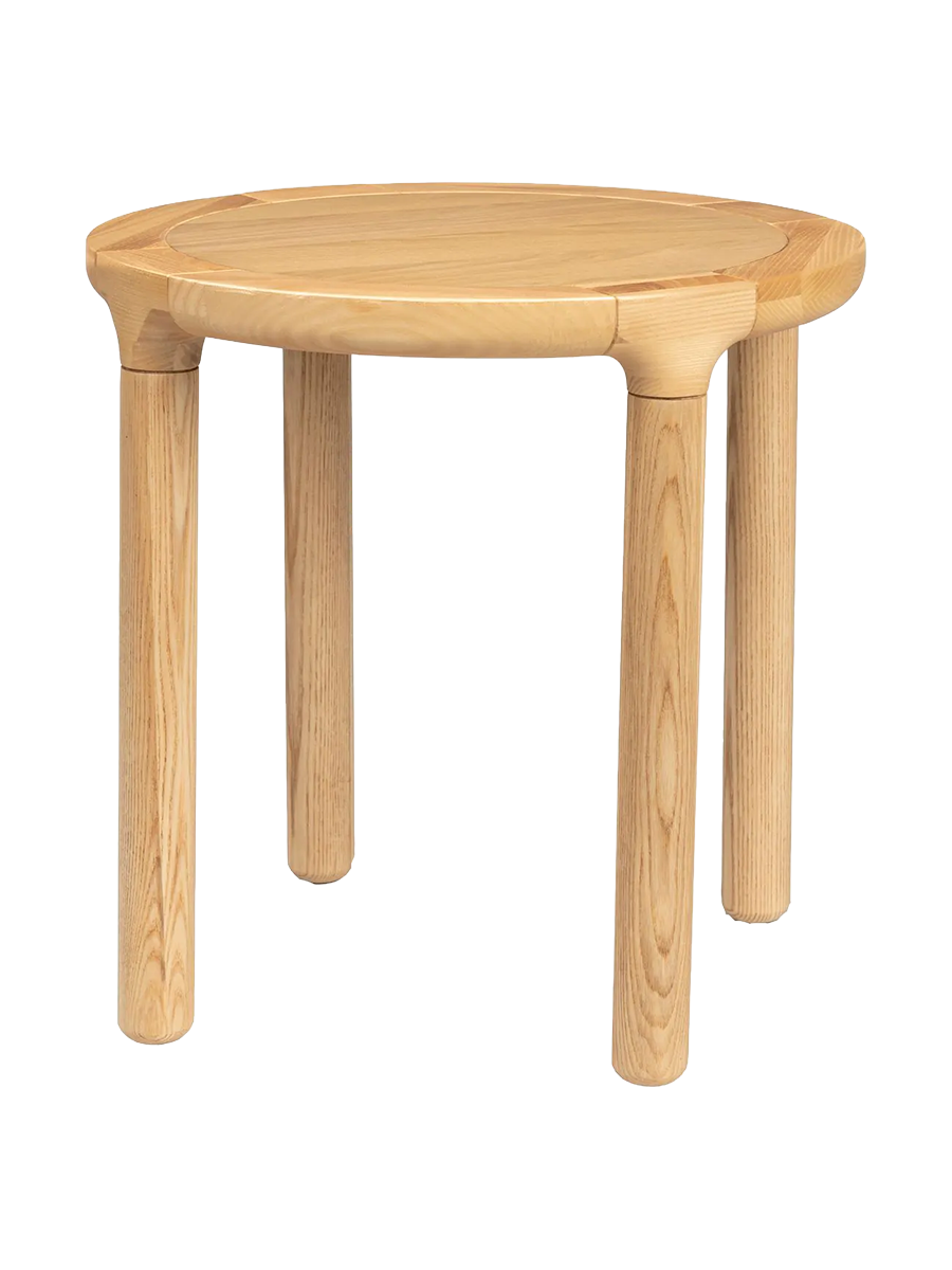 
Designer Side Table "Storm" - Natural
