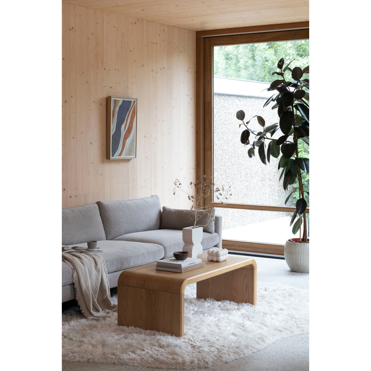 
Massiver Design Couchtisch „Brave“ 120 x 60 cm