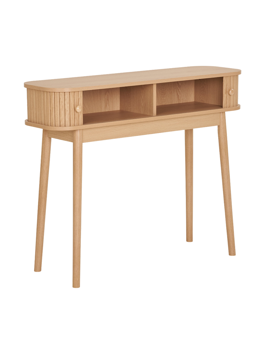 
Table console design « Niclas » - Naturel