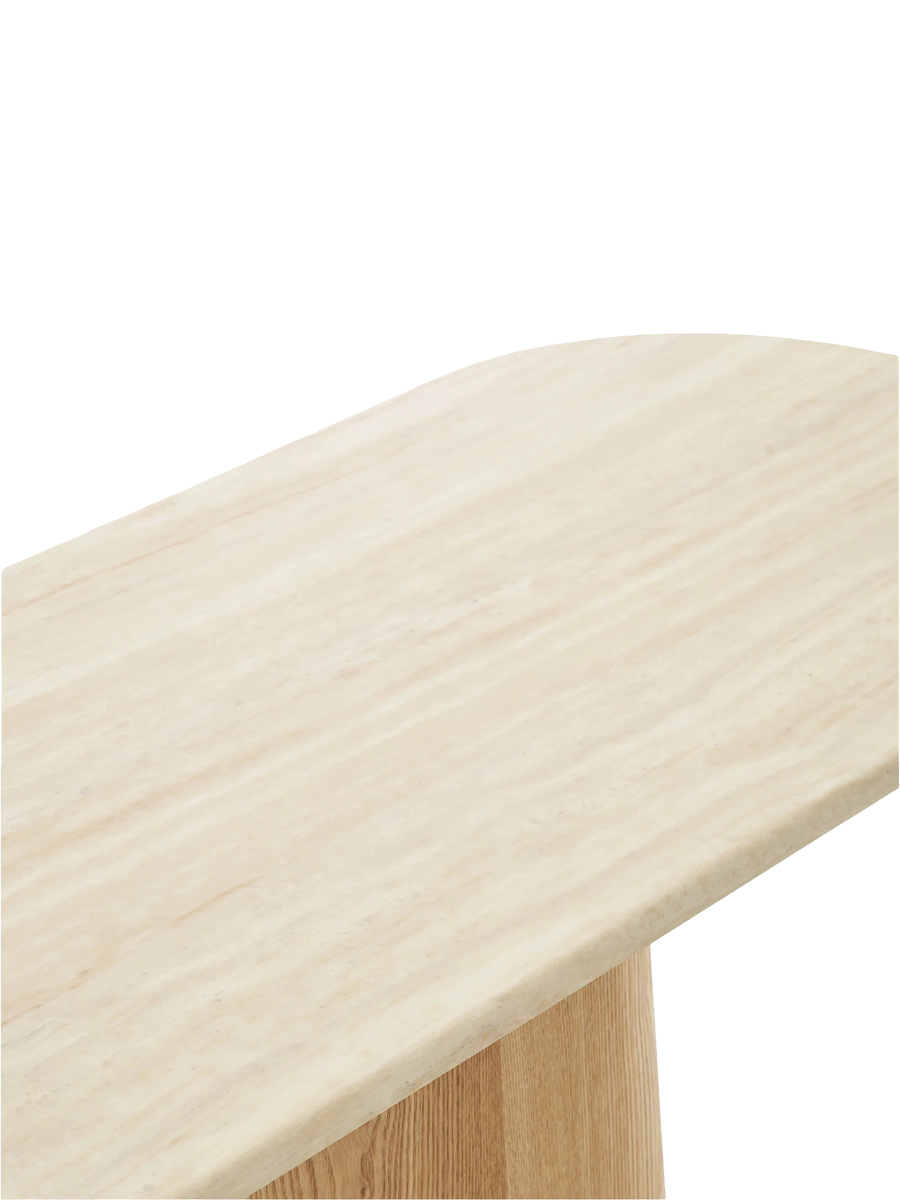 
Consolle di design «Larvik» con piano in granito