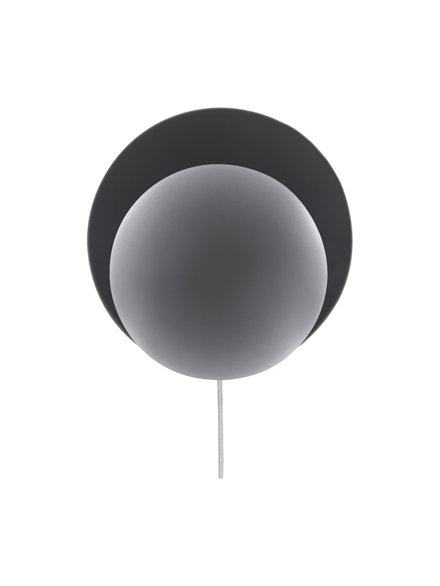 
Design Wandlampe „Orbit“ Ø 30 cm - Grau