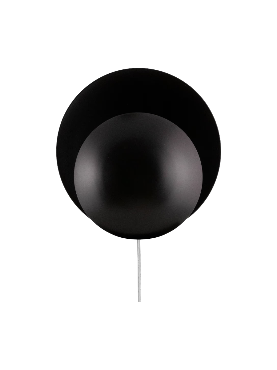 
Design Wandlampe „Orbit“ Ø 30 cm - Schwarz