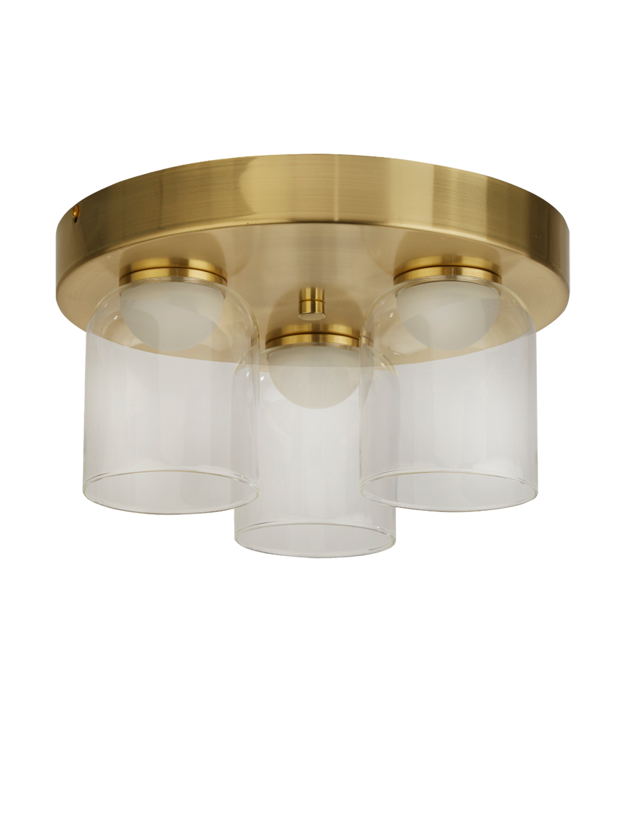 
Lampada da soffitto/lampada da bagno LED dimmerabile di design „Highball“