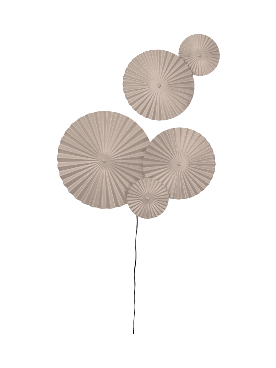 
LED Design Wandlampe „Omega“ - Beige