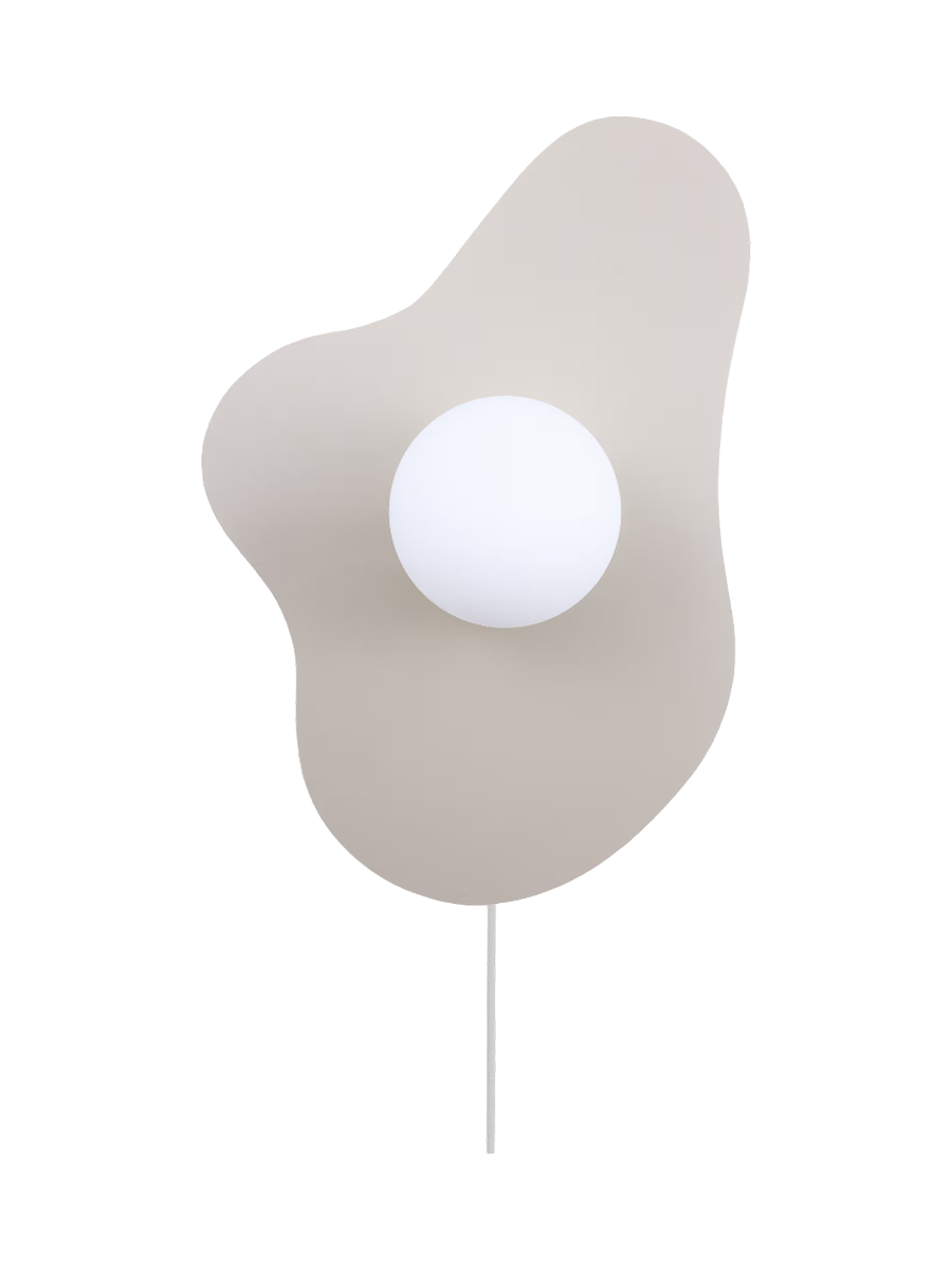 
Design Wandlampe „Illusion“ 43 x 60 cm - Beige
