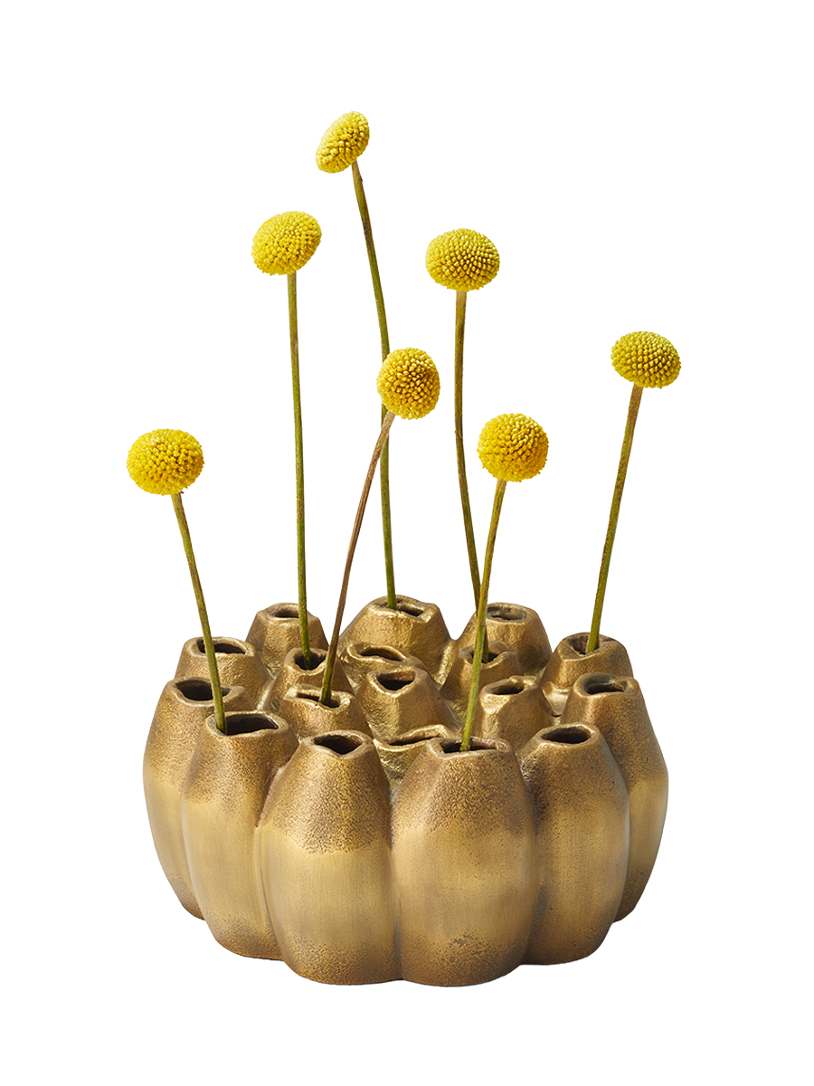 
18-Loch Design Vase „San Remo“