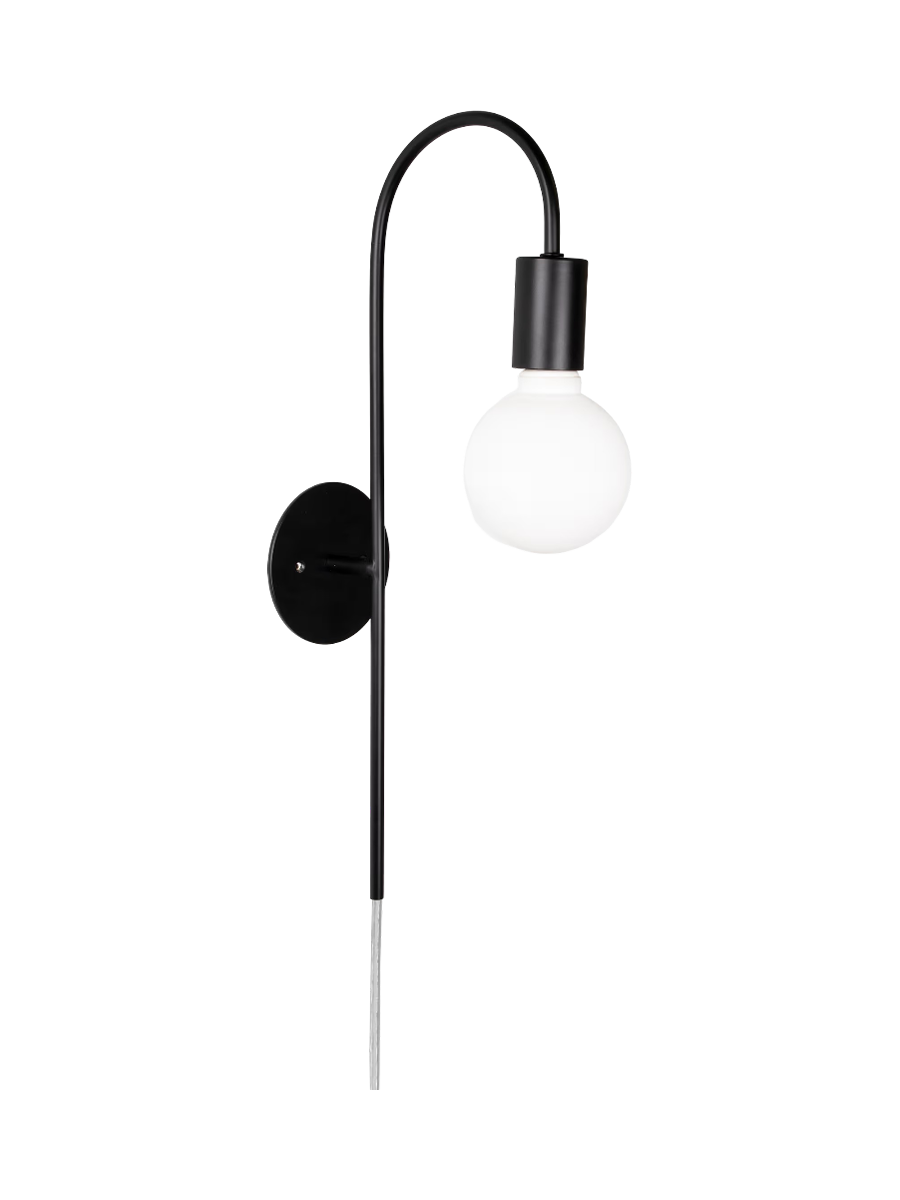 
Design Wandlampe „Grace“ - Schwarz