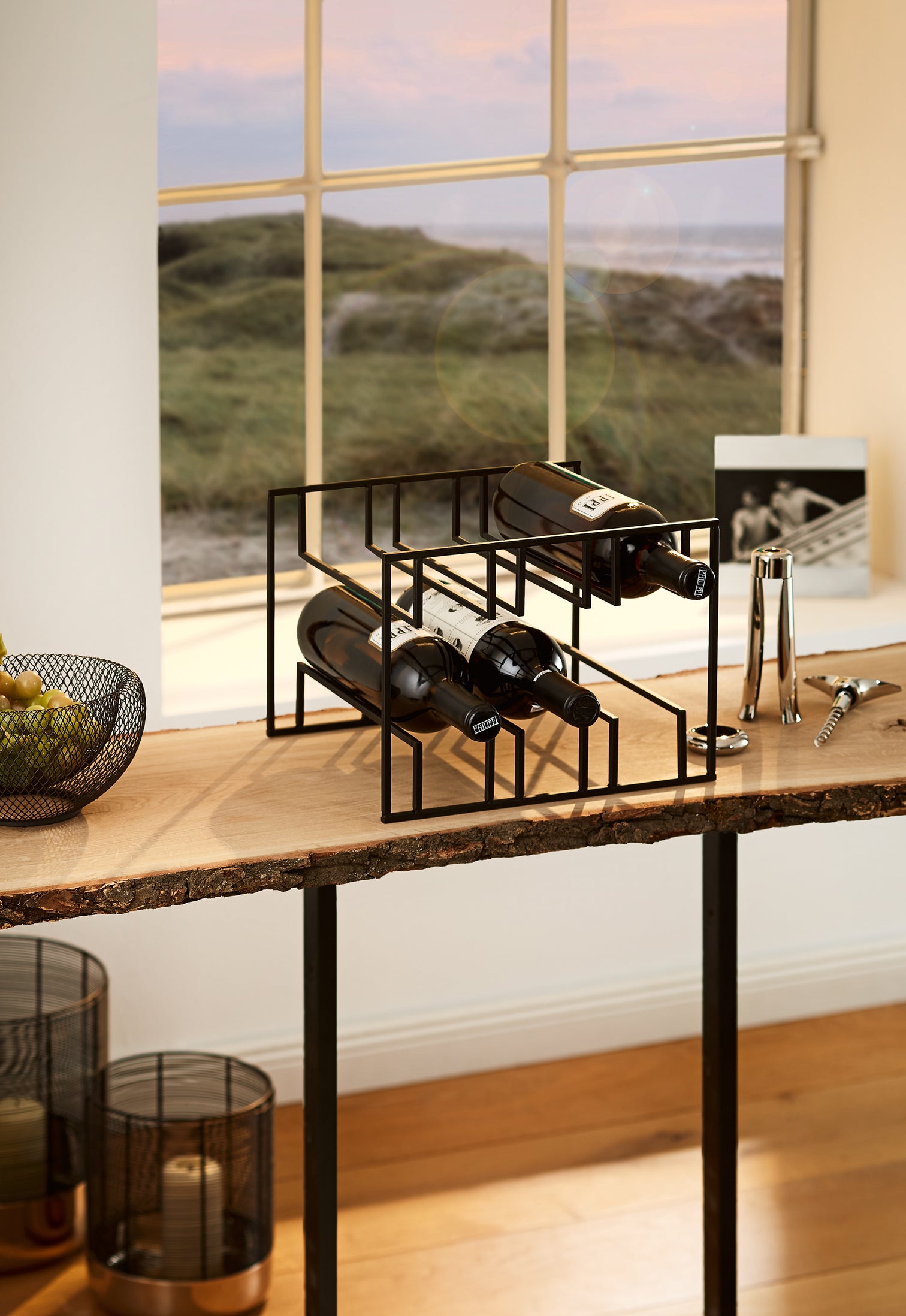 
Designer Wine Rack "Cubo" 29 x 25 cm