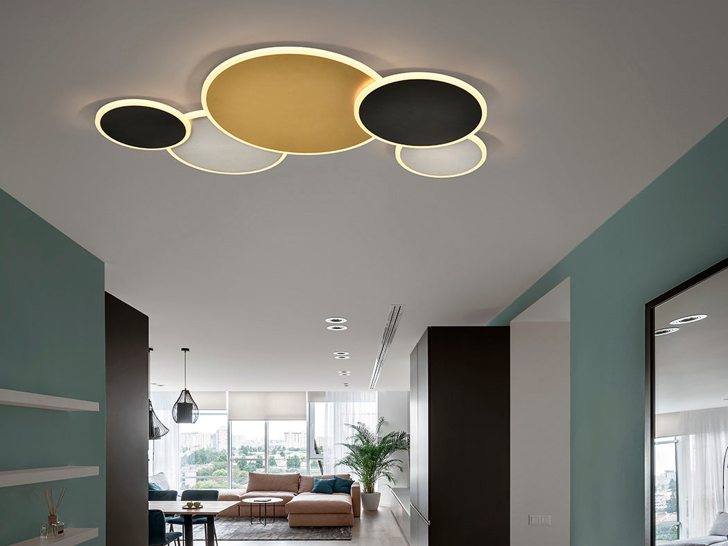 
Grosse LED Design Deckenlampe „Umbra“