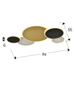 
Large LED Designer Ceiling Light “Umbra”