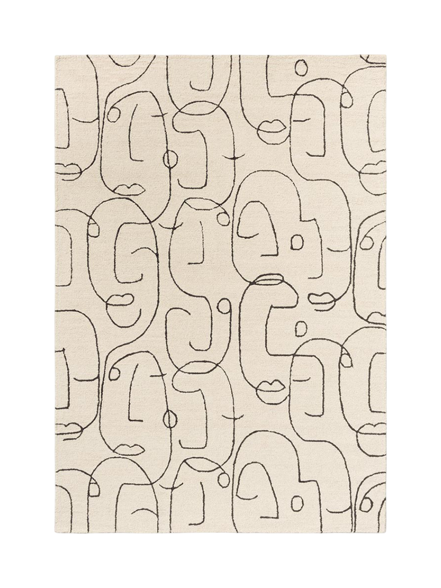 
Tapis design « Epsilon » - tufté à la main, 100 % pure laine vierge - 120 x 180 cm