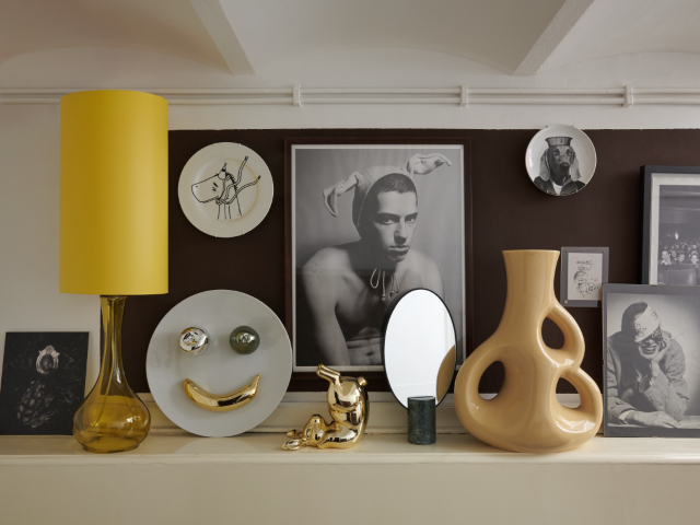 
Large "Three Ears" Design Vase - Beige