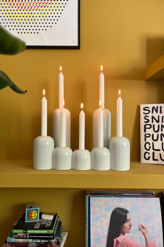 
Portacandele di design “Happy Days”