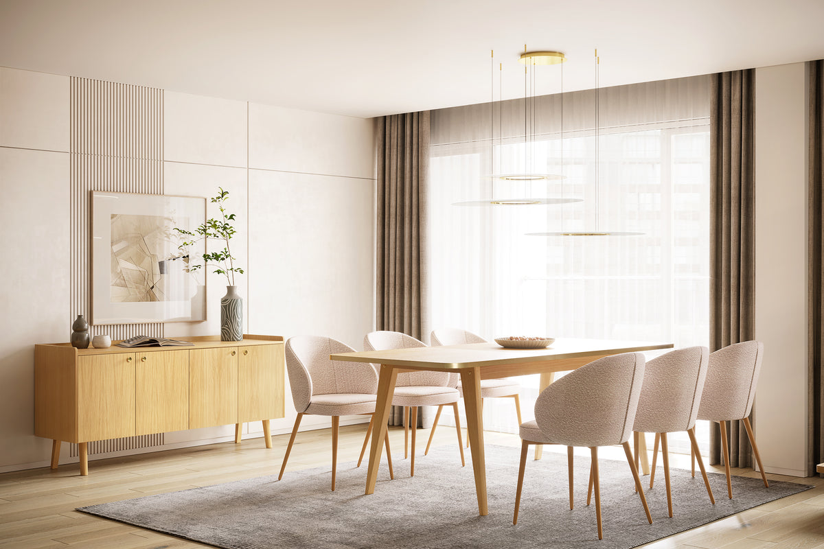 
Tavolo da pranzo di alta qualità allungabile «Nice» 160-210 x 90 cm