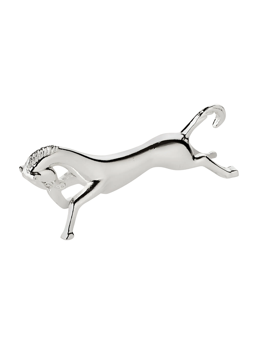 
Set of 6 Designer Knife Rests "Horse", elegantly silver-plated & tarnish-proof