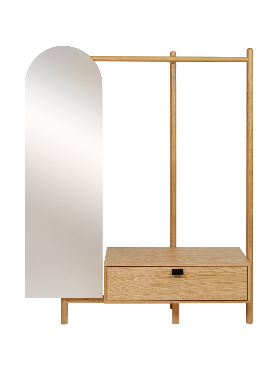 
Porte-manteau design « Tripod » en chêne massif