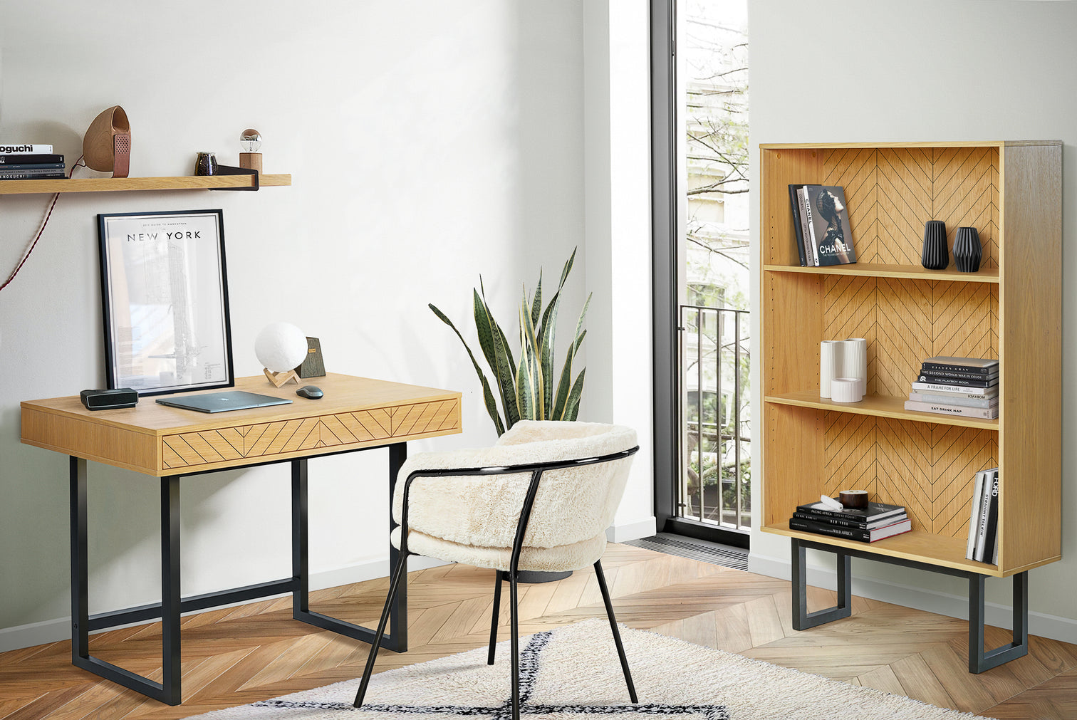 
"Camden Herringbone" Designer Desk