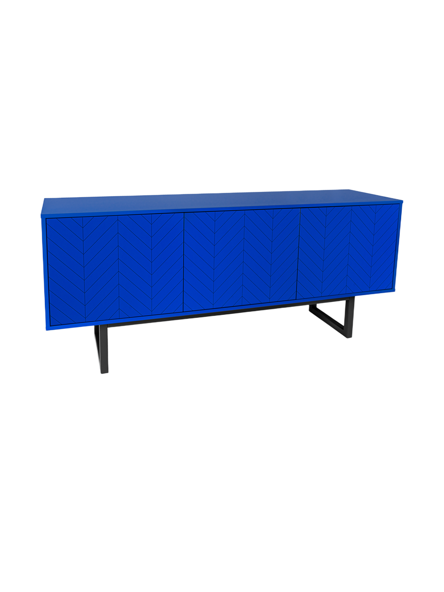 
Credenza di design „Camden Herringbone Blue“