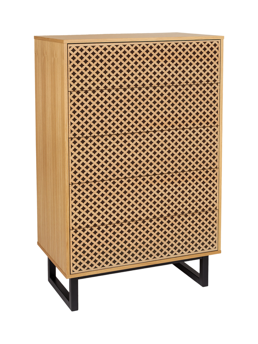 
Large Designer Chest of Drawers "Camden Diamond"