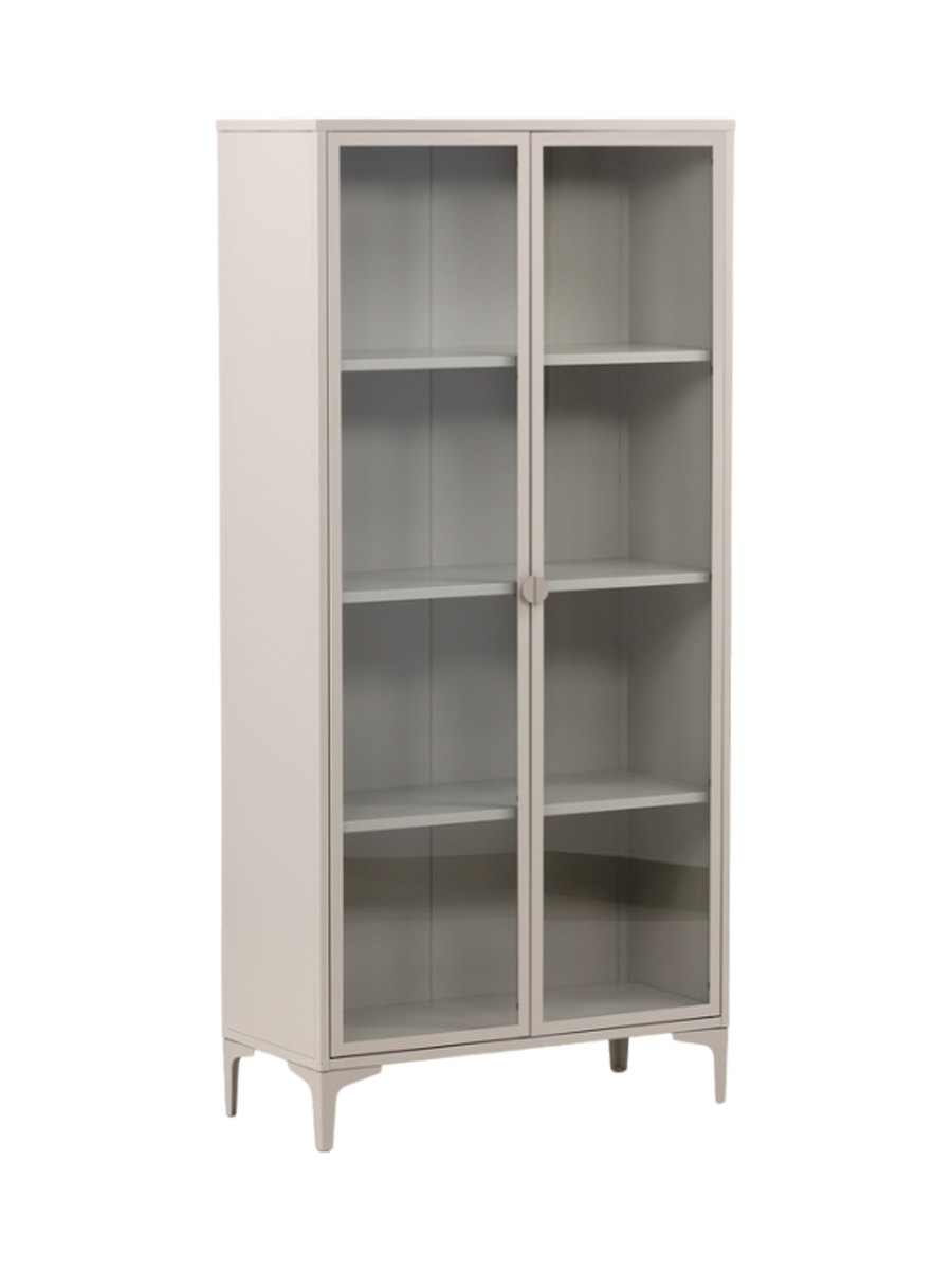 
"Piring" designer metal display cabinet