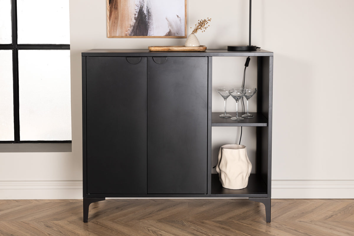 
Design Storage Chest of Drawers "Piring" - Black