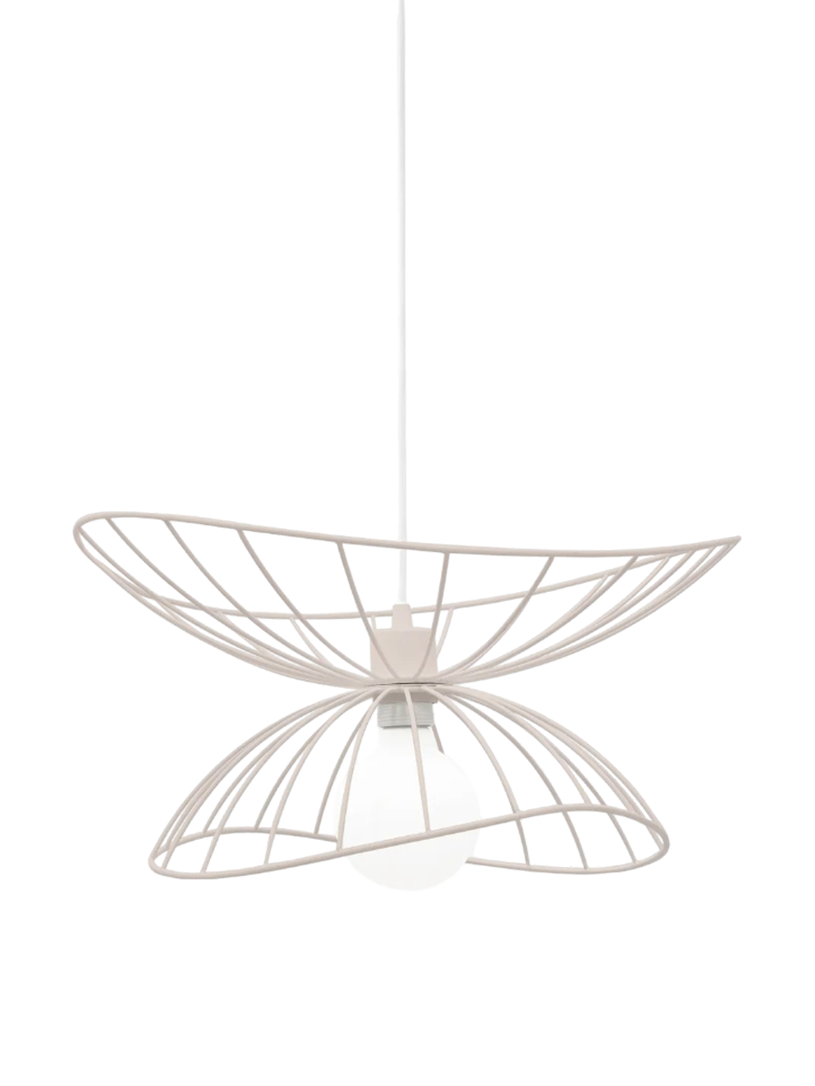 
Flexible Design Pendellampe „Ray“ Ø 45 cm - Beige