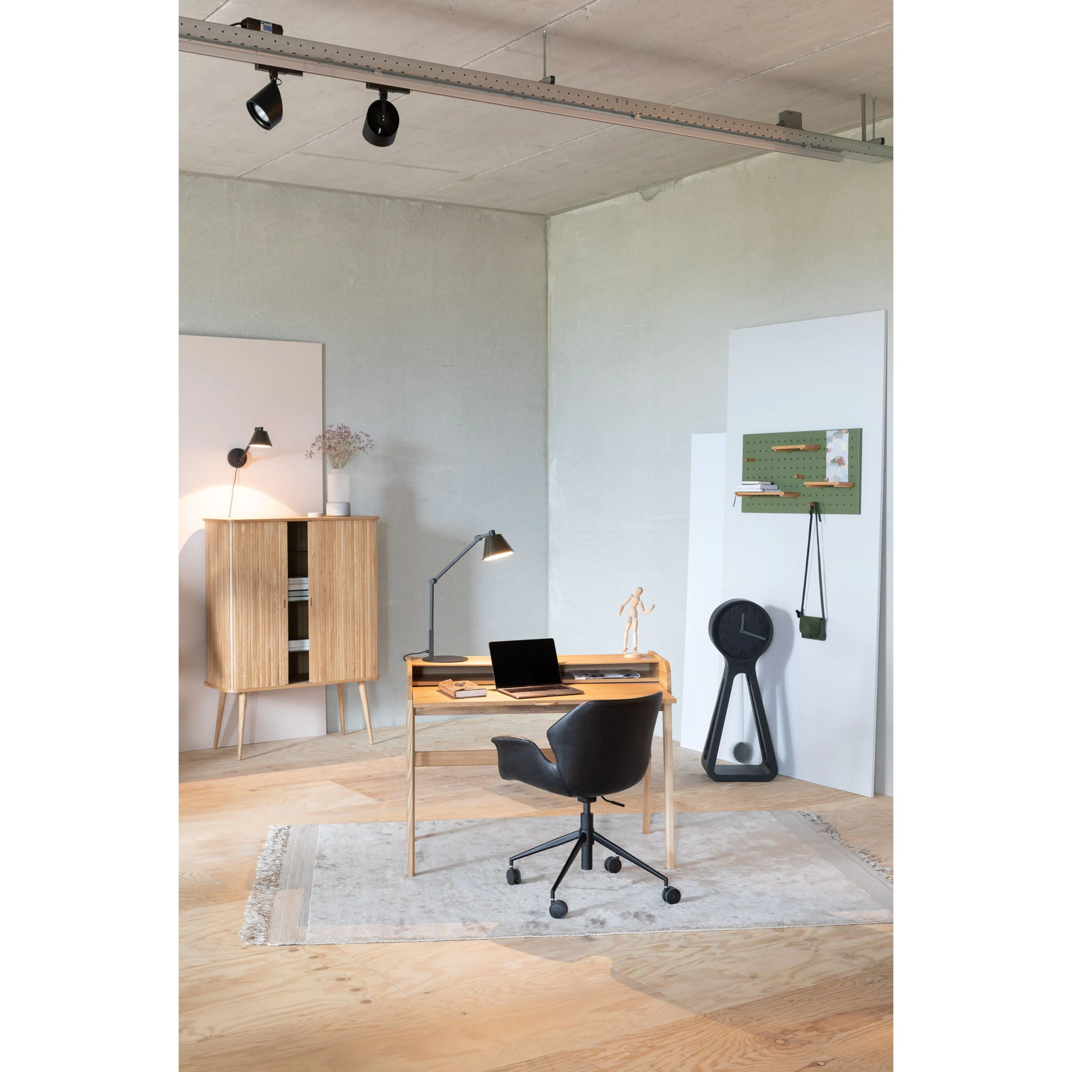 
"Barbier" designer desk - Natural