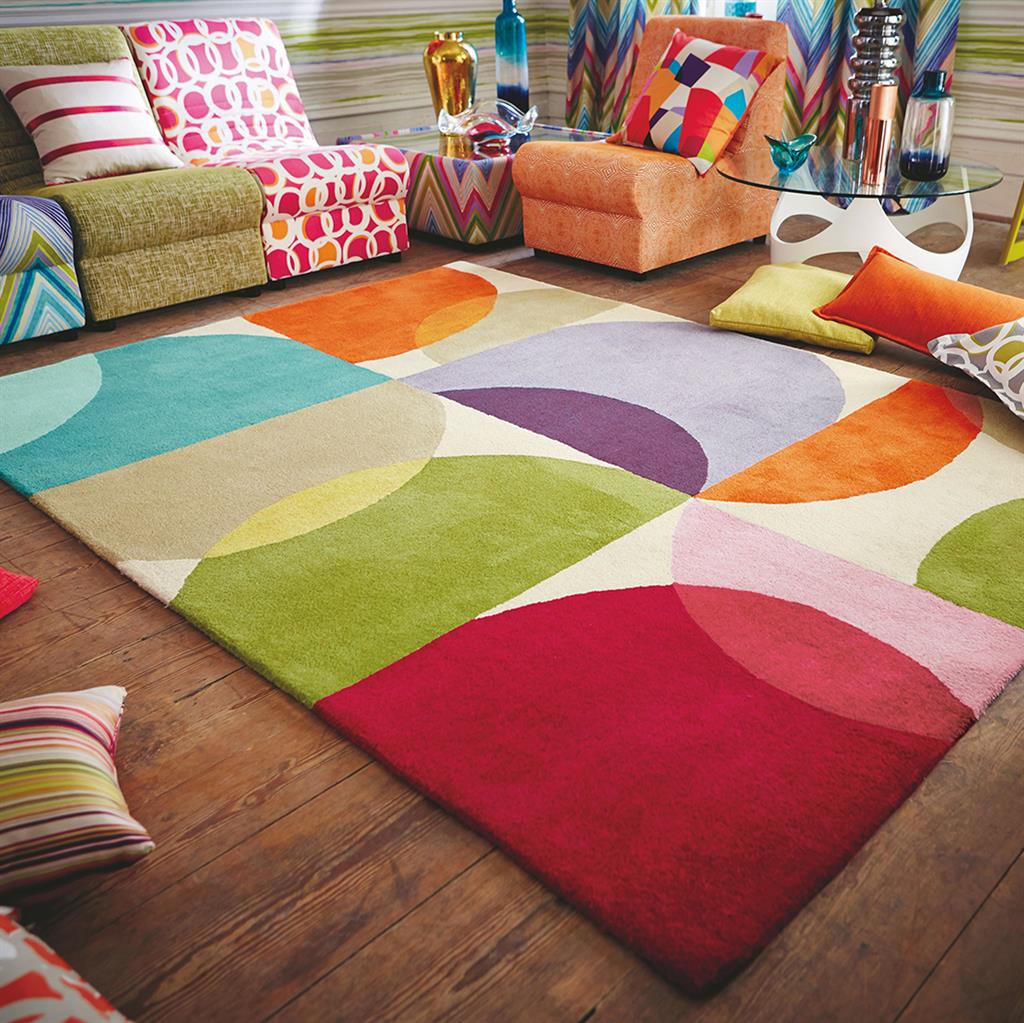 
Tapis design « Kaleido » – tufté à la main, 100 % pure laine vierge - 120 x 180 cm