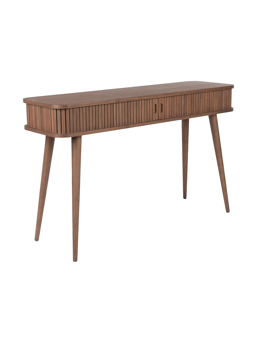 
"Barbier" designer console table - Nut tree